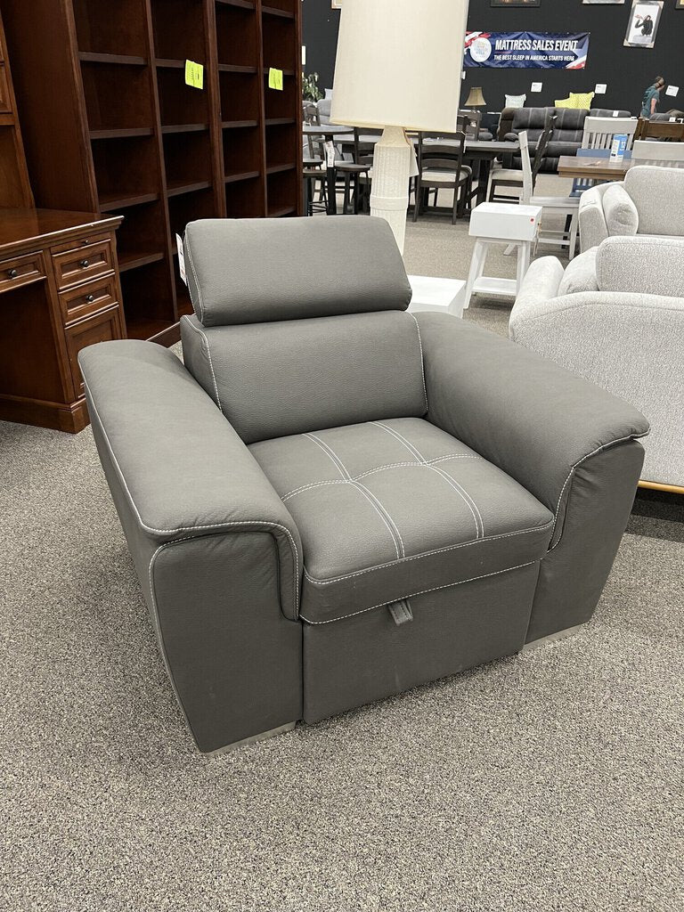 Chair with Built in Ottoman BRAND NEW