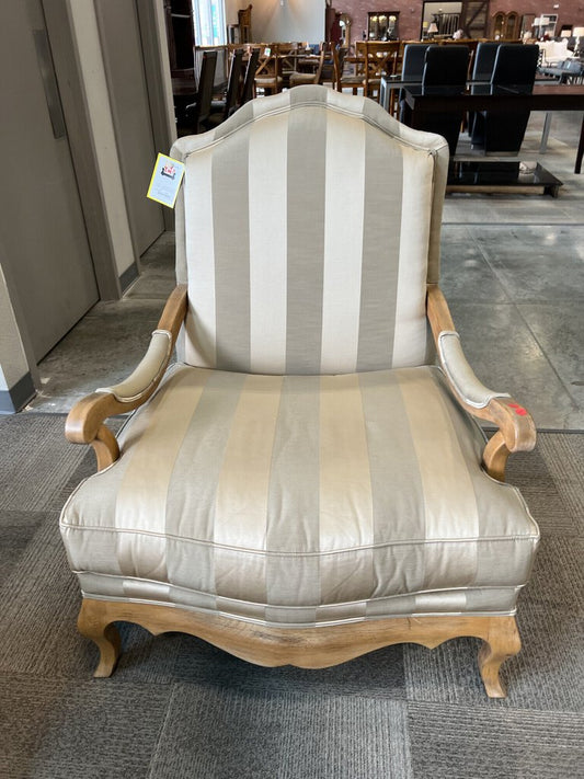 Stripped Accent Chair