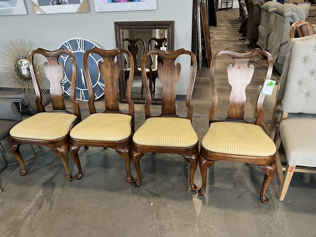 Set 4 Gray Dining Chairs