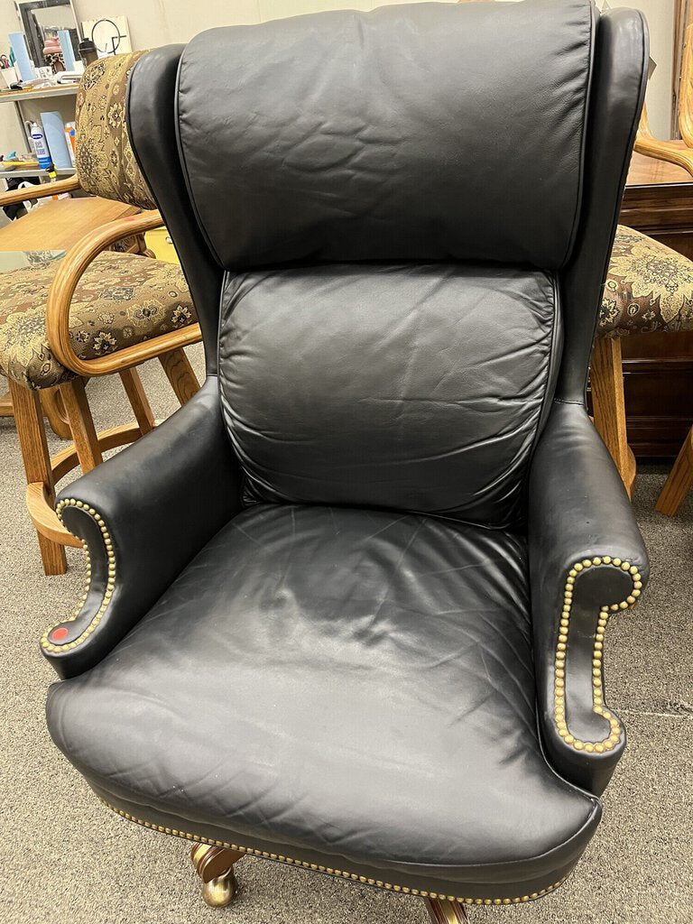 Black Leather Office Chair