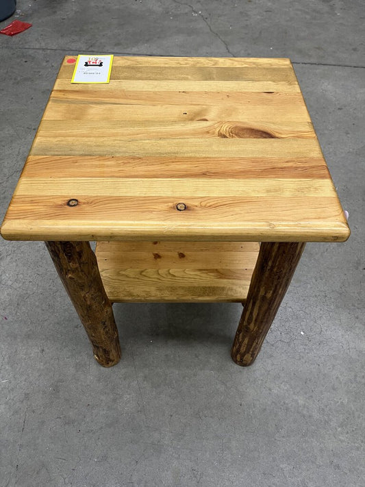 Log End Table