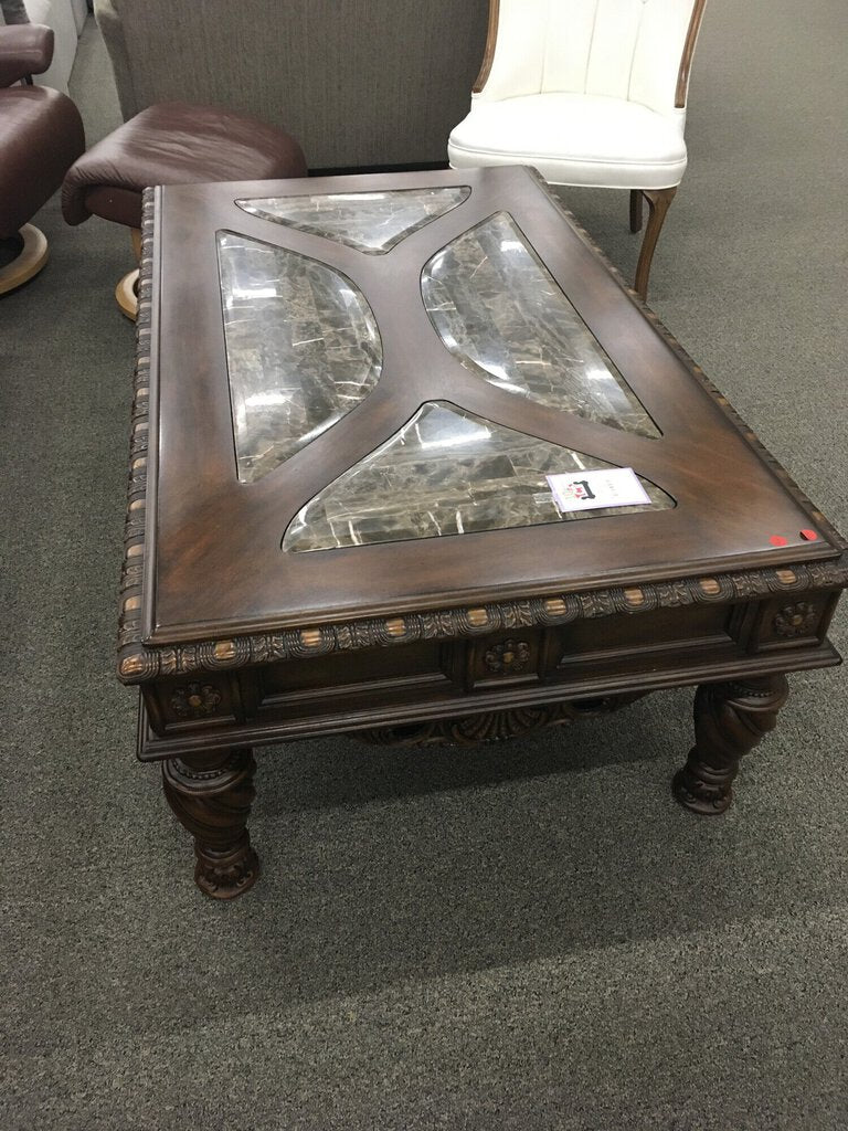 Coffee Table with Marble Insert