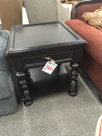 T. Bahama Blk End Table