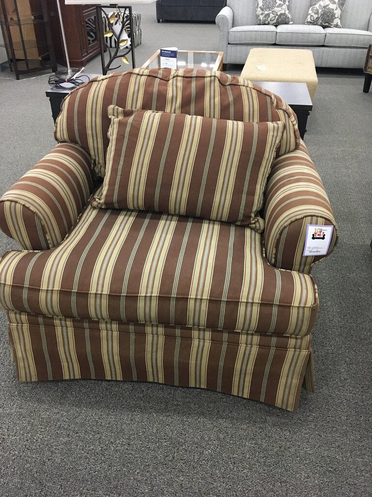Drexel Striped Chair