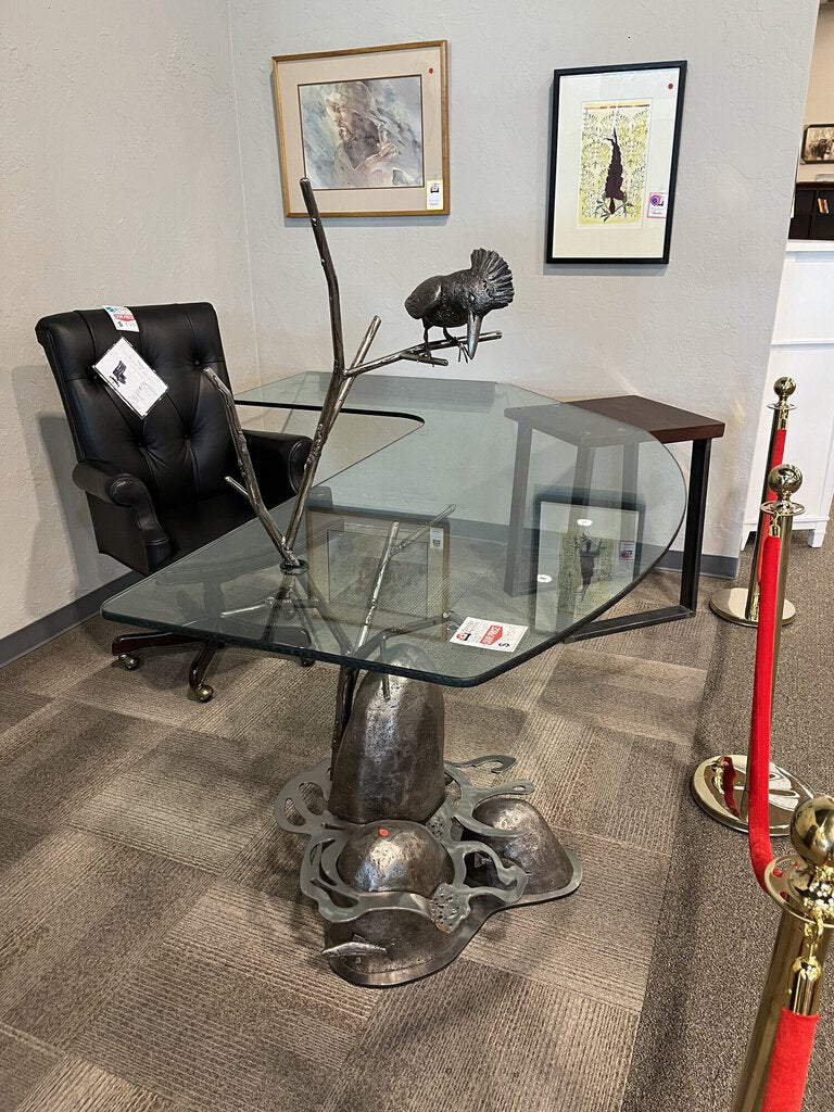 Steel Sculpture Desk