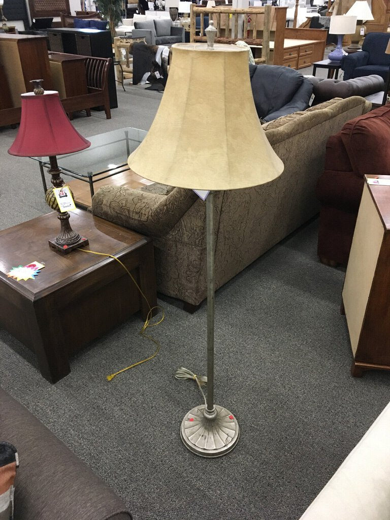 Silver Floor Lamp