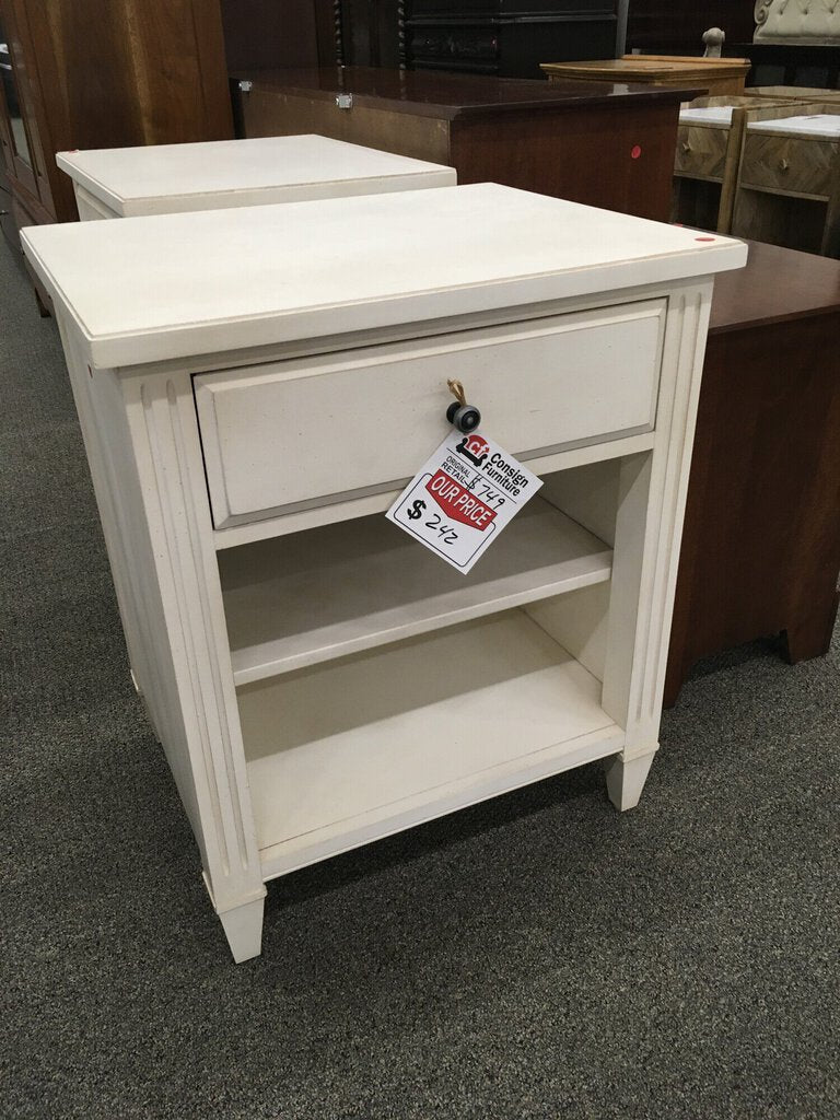 E. Allen Beige Nightstand