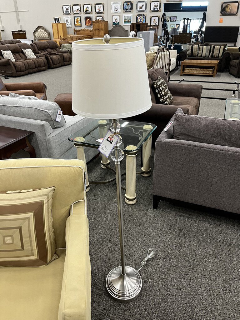 Silver Floor Lamp