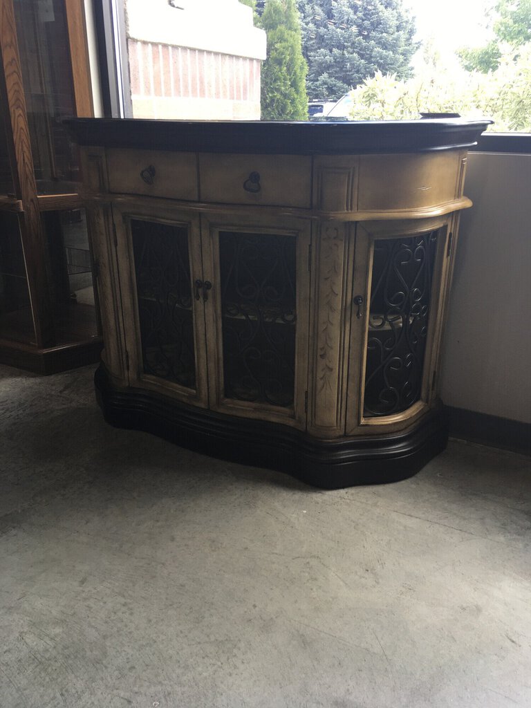 Marble Top Entry Cabinet