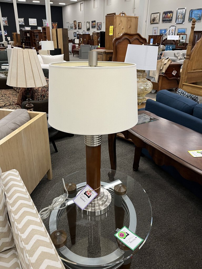 Brown/ Silver Lamp