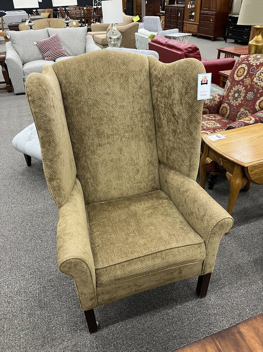 Brown Wingback Chair