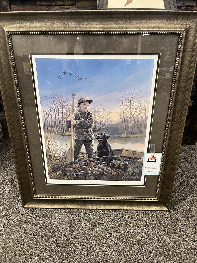 R.J.McD. Duck Hunter Art