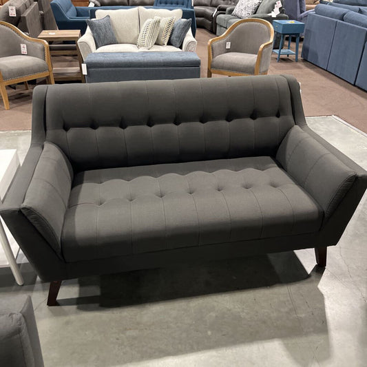 E U3216-103 Loveseat Charcoal