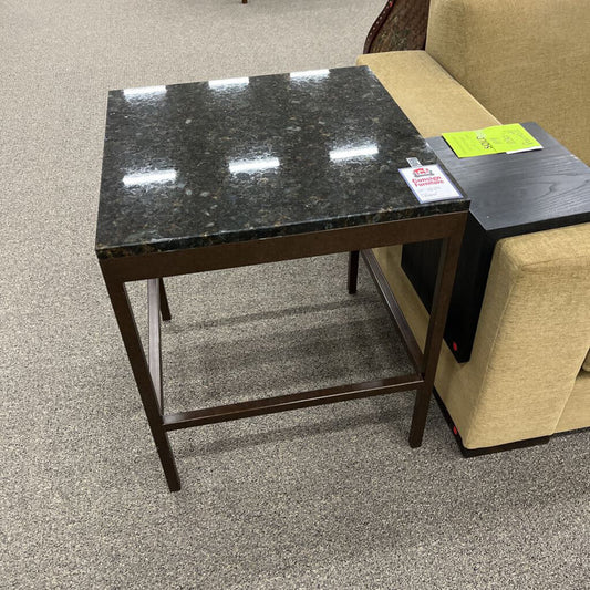 Marble Top End Table