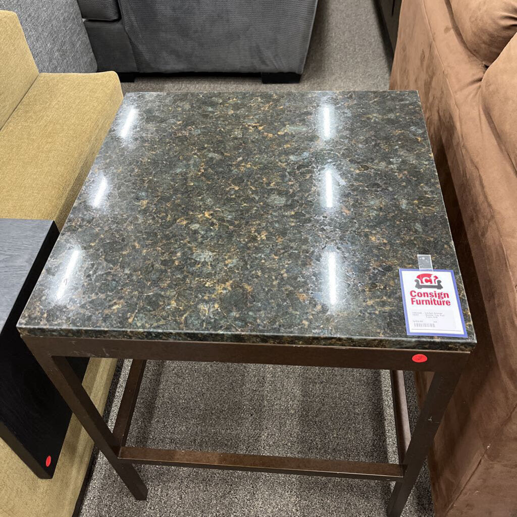 Marble Top End Table