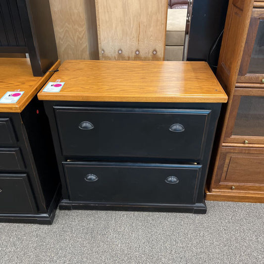 Black File Cabinet