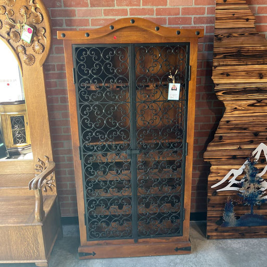 Tall Rustic Wine Cage
