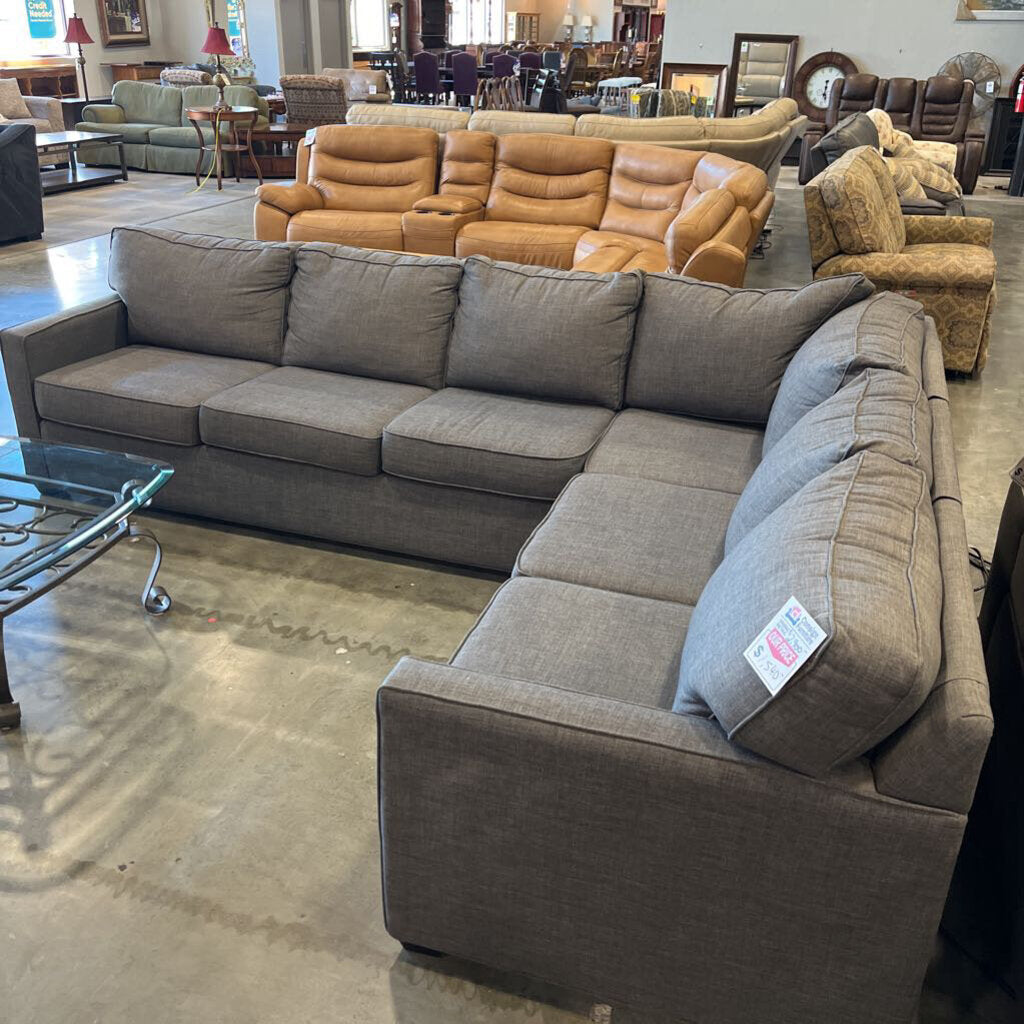 Gray Fabric Sectional