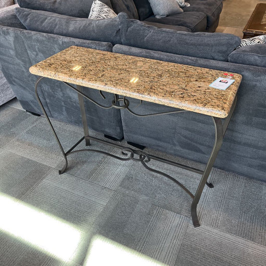 Marble Top Entry Table