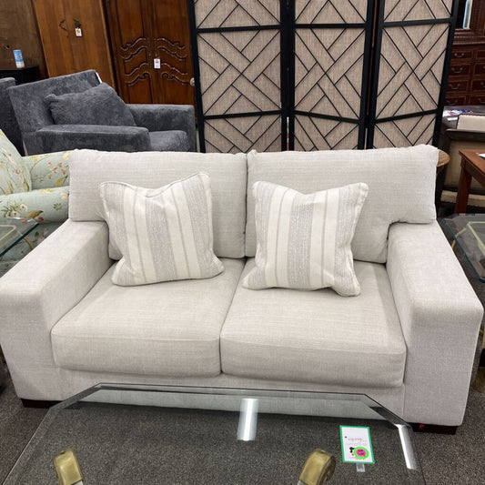 Cream Loveseat