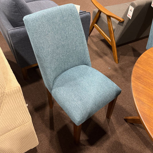 A D615-03 Uph. Side Chair Blue