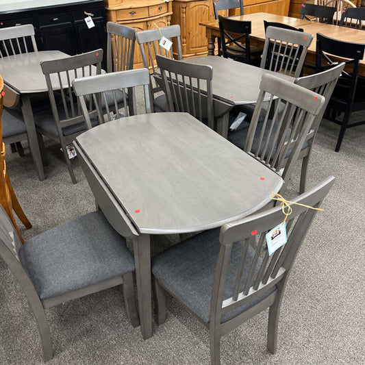 Grey Dining Table W/ 4 Chairs