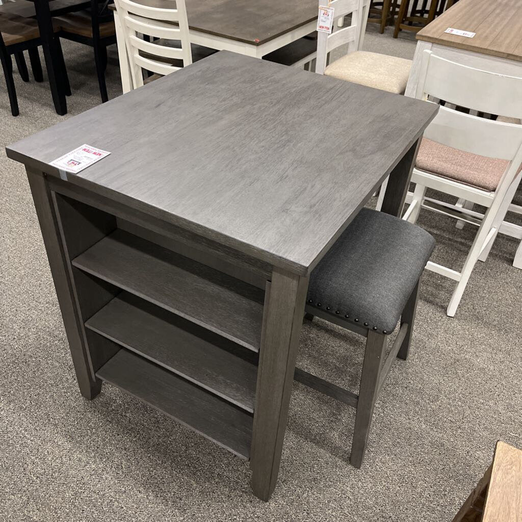 A D388-113 Counter Table w/ 2 Stools Set