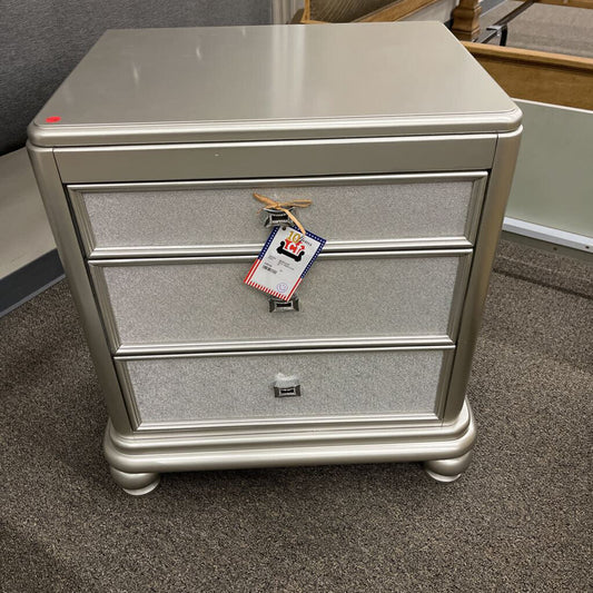 Silver Nightstand