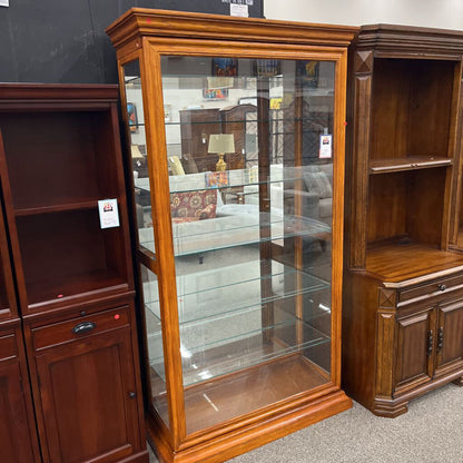 Philip Reinisch Oak Sliding Door Curio