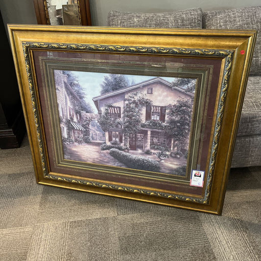 Framed French Village