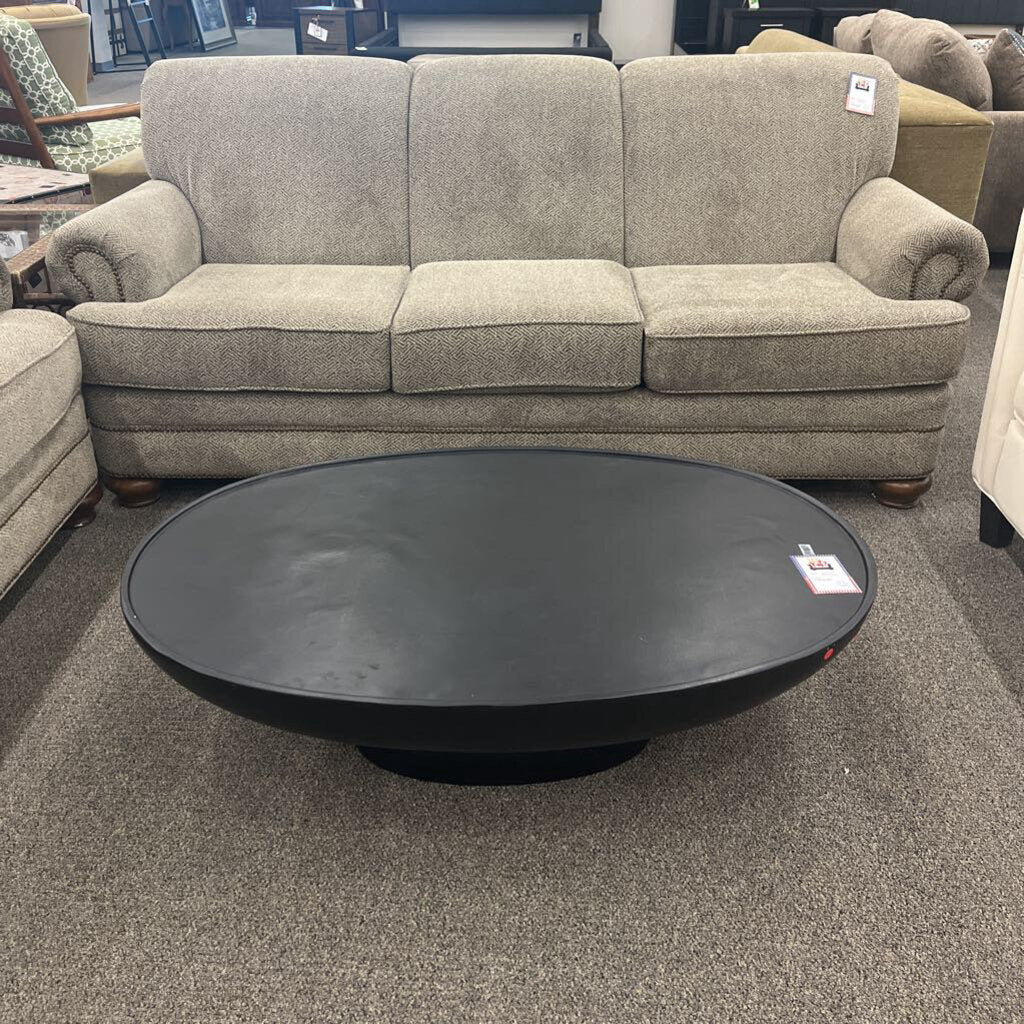 Black Oval Coffee Tabl