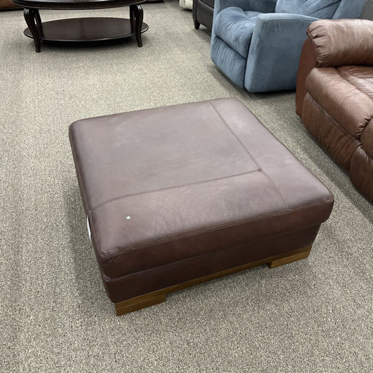 Leather Ottoman