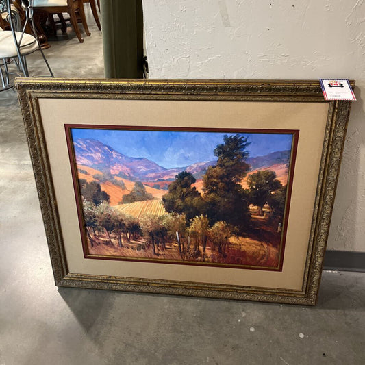 Framed Vineyard Art