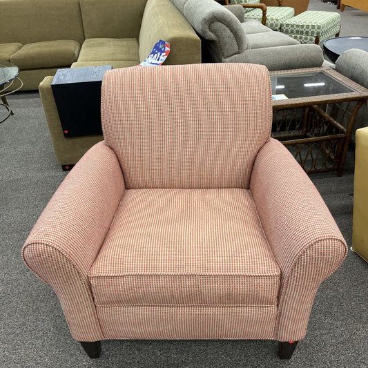 Red/White Accent Chair