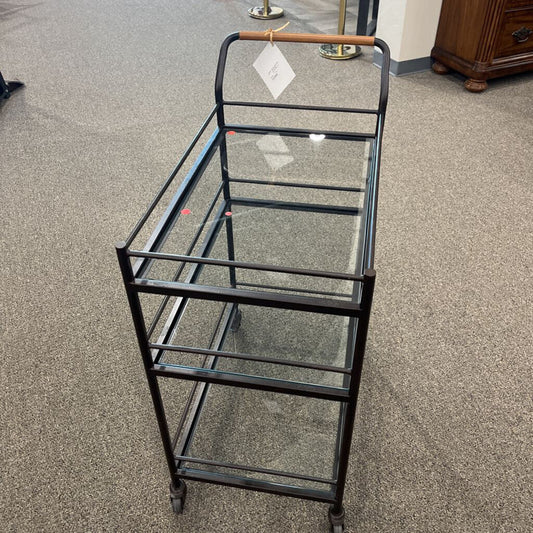 3 Tier Metal Bar Cart