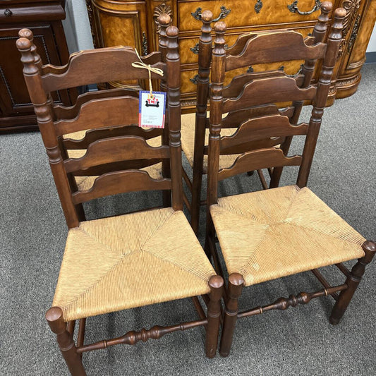 Set of 4 Seagrass Dining Chairs
