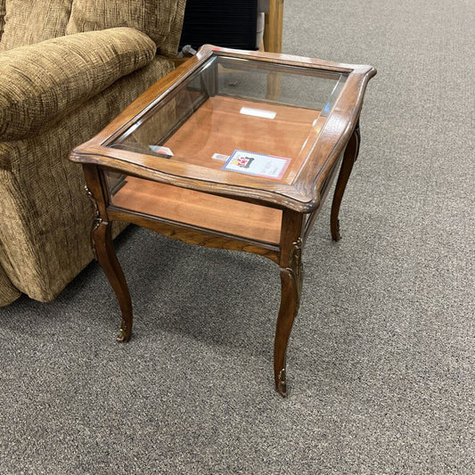 Display Case End Table