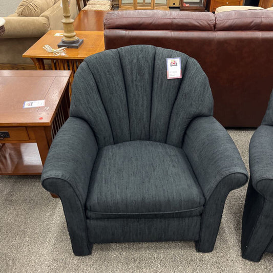 Black Seashell Armchair