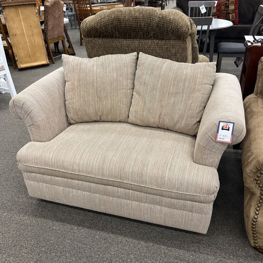 Beige Twin Sleeper Chair