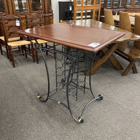 Wine Rack Bistro Table