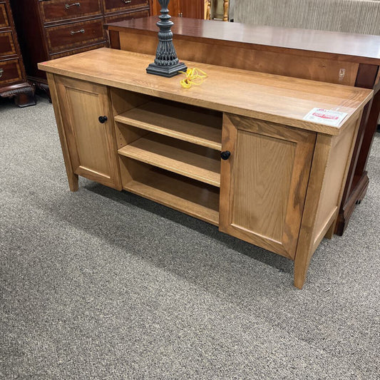 Amish Oak TV Console