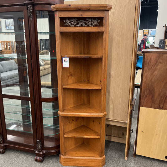 Wooden Corner Shelf