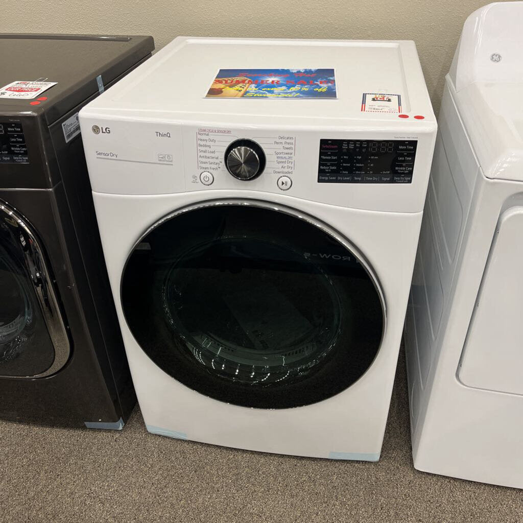 LG White Dryer