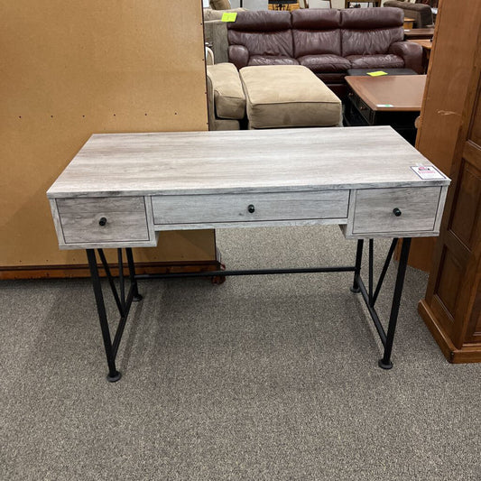 Modern Gray Writing Desk