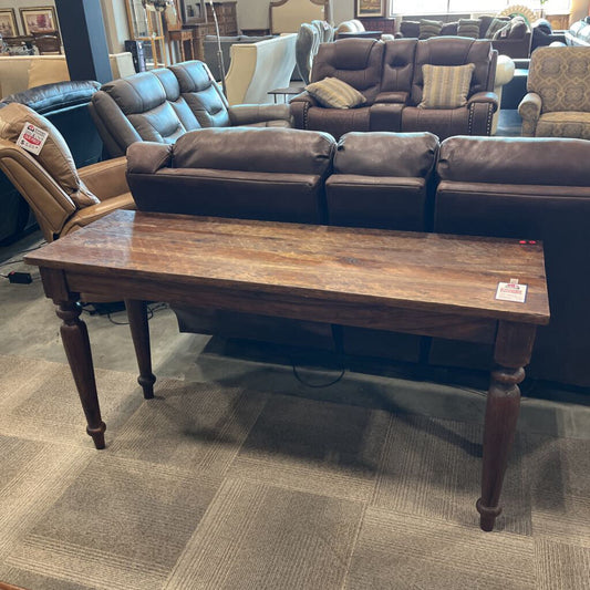 Rustic Wood Sofa Table