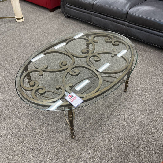 Glass Top Coffee Table