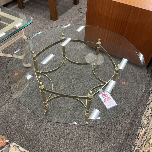 Dodecagon Glass Coffee Table