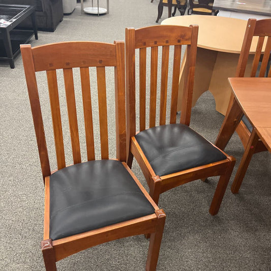 Set of 6 Maple Mission Chairs