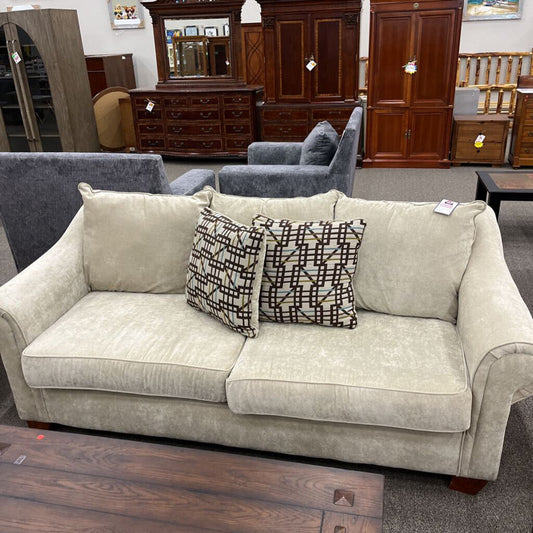 Beige Fabric Sofa