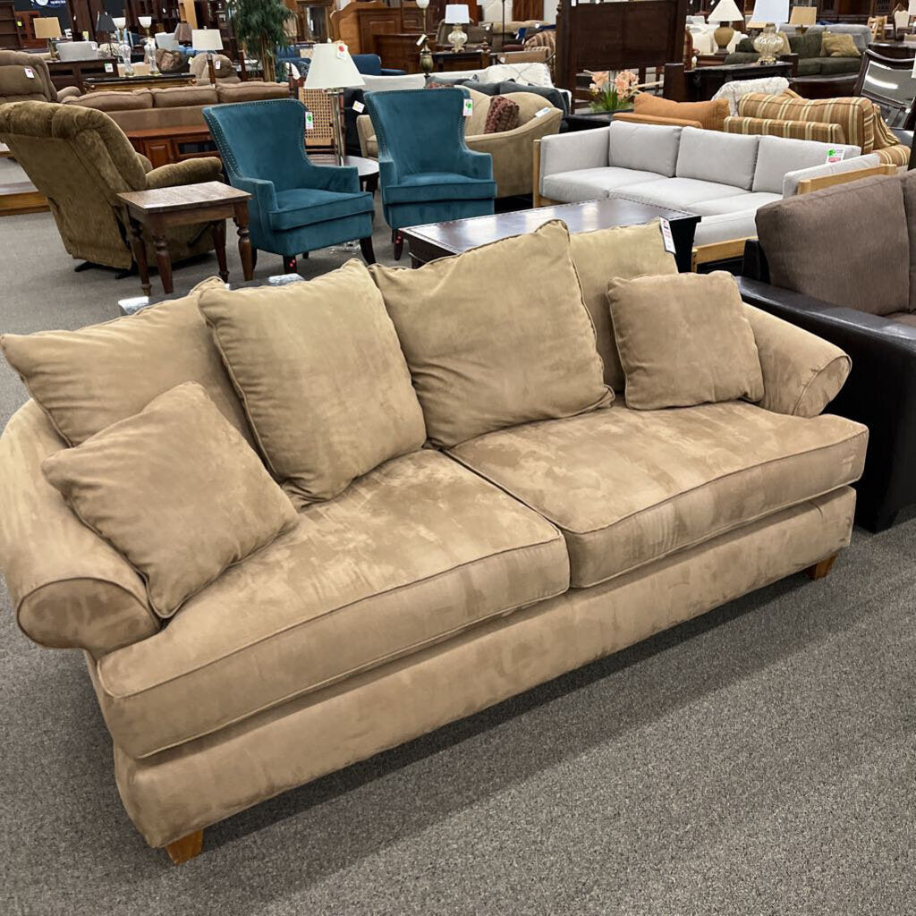 Brown Fabric Sofa